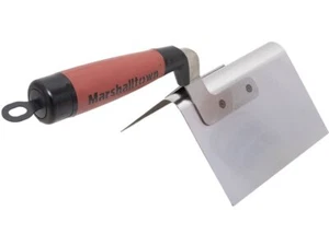 Marshalltown Bullnose Ausseneck-Kelle, Durasoft Griff, Edelstahl, Maße: 127x89mm - Bild 1 von 5