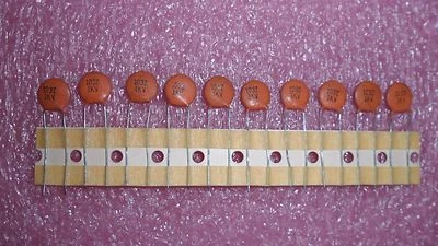 MURATA CAPACITOR CERAMIC DISC 10000PF 0.01uF 1000V 1KV Z5U 103 12450Z5U103Z1KV (20pcs)