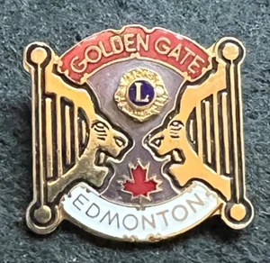 INSIGNIA PIN INTERNACIONAL DEL CLUB DE LEONES DE EDMONTON GOLDEN GATE - Imagen 1 de 3