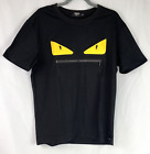 Fendi Monster Bug Eyes T Shirt w/ Zipper Black - XL - NWT - Free Shipping!
