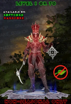 Diablo 3 - Conjunto Necromante Primal Não Modded - Trag'Oul's Avatar V.2 - Imagem 1 de 4
