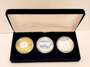 London Bridge Gold, Silver & Enamel Rotary Coin Set - Fishing the Colorado - Picture 1 of 6