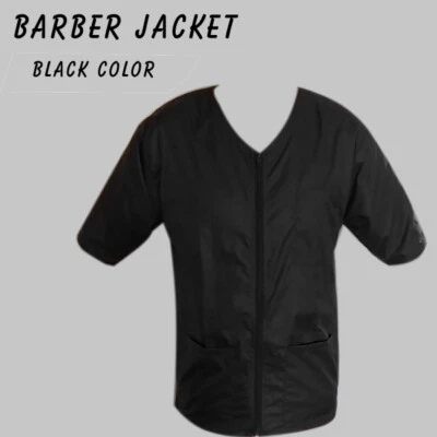 FALAH SHEARS Barber vest,Barber jacket,barber stylist vest,Black vest M to 3xl size