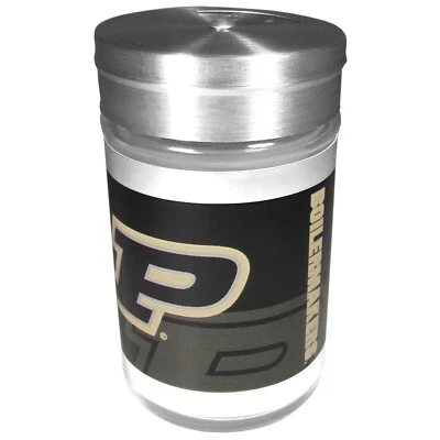 Purdue Boilermakers Glass Tailgater Seasoning Shaker NCAA Licensed! - Image 1 of 4