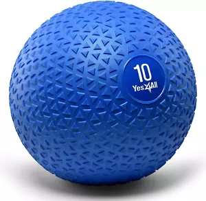 Yes4All Slam Ball, 10-40Lb Medicine Ball, Durable PVC Sand Filled Workout Dynami - Picture 1 of 12