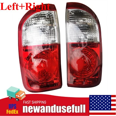 Par de luces traseras luces traseras para camioneta Toyota Tundra 2004 2005 2006 doble cabina Foto 1 de 4