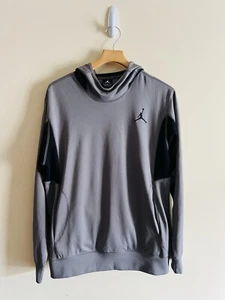 Air Jordan Vintage Performance Color Block grau schwarz Moto Hoodie Large Rarität - Bild 1 von 4