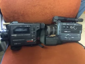 2 BAUER A cameras repaired + vintage transport bag - Picture 1 of 12