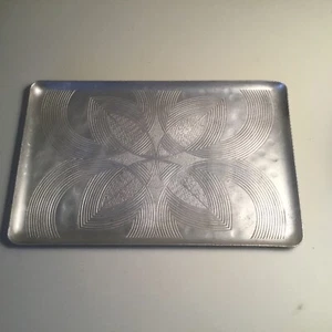 Canterbury Arts handgeschmiedet 14”X9” dekorative Vintage Platte Tablett Metall Aluminium - Bild 1 von 2