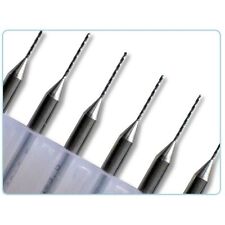 10 pcs 0.5 mm Tungsten Carbide Drill Bits 1/8" Shank For PCB, Jewelry, CNC