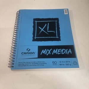 Canson 100510929 XL Series Mix Media Paper Pad, 11 x 14 Inches, 60 Sheets - Picture 1 of 4