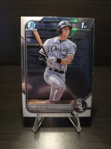 2022 Bowman Chrome Prospects Colson Montgomery 1st Bowman #BCP-71 White Sox - Picture 1 of 2