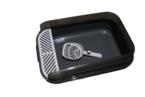 Petnext Offenes Katzenklo 50,5x34,5x18,5cm  Hoher Rand frische Luft Artgerecht ! - Bild 1 von 8