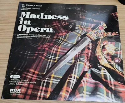 MADNESS IN OPERA-DR WILLIAM A FROSCH,MR. DONAL HENAHAN VINYL ALBUM - Image 1 of 4