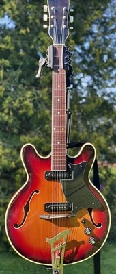 Musima 1657 DDR 70er ★ Gitarre Halbresonanz ★ technisch  1A ★ mit Koffer - Bild 1 von 4