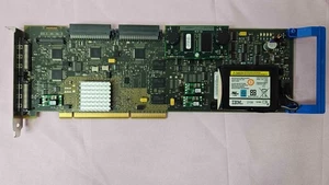 IBM 5737 39J3534 PCI-X DDR Dual Channel U320 SCSI RAID Adapter 90MB Cache 571B - Bild 1 von 2
