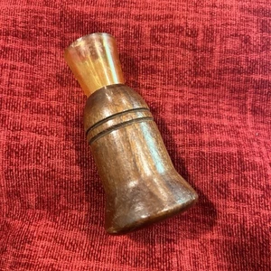 DE COLECCIÓN MADERA PASTORES DEPREDADOR PATO LLAMAR - Imagen 1 de 2