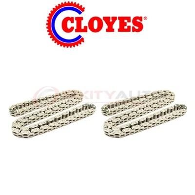 2 pc Cloyes Center Engine Timing Chain for 2002 Lincoln Blackwood - Valve bm Foto 1 de 4