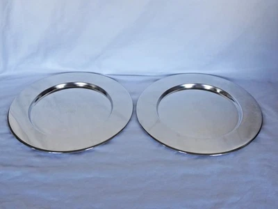 2 Blue Rock 1987 Vintage Silver Plated Horse Show Trophy Plate Tray Equestrian - Image 1 of 4