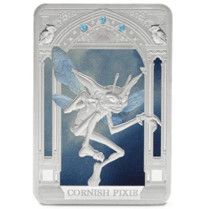 2025 Niue Harry Potter Cornish Pixie Magical Creatures 1 oz 999 Silver Proof - Picture 1 of 1