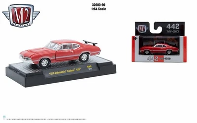 M2 Machines Detroit Muscle 1970 Oldsmobile Cutlass 442 - 32600-R90 - Image 1 of 2