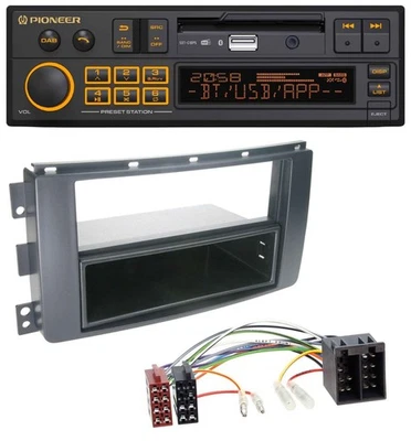 Pioneer DAB MP3 USB Bluetooth Autoradio für Smart ForFour 454 ForTwo 451 ISO - Bild 1 von 4