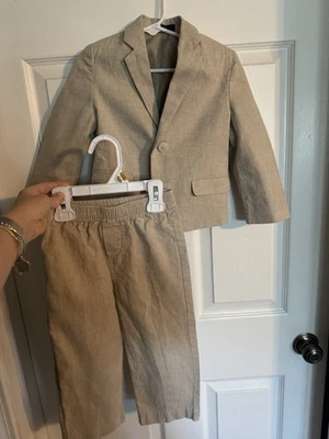 Conjunto de traje y pantalones para niños pequeños Nautica Foto 1 de 4