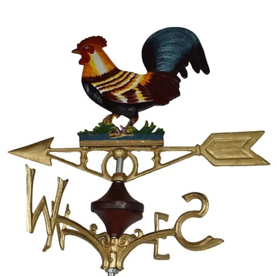 Coq poulet poule vane météo Vain Ridge Mount Gold House Roof fonte - Photo 1/3