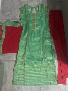 Bollywood Designer Salwar Kameez Größe 36-38 Broker/Banarsi - Bild 1 von 4