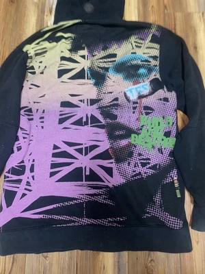 Triple Five Soul y2k AOP Colorido Cara Negro Cremallera Sudadera con Capucha Talla XXL Foto 1 de 4