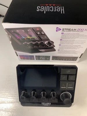 Hercules Stream 200 XLR Audio Controller Schwarz Gebraucht - Bild 1 von 3