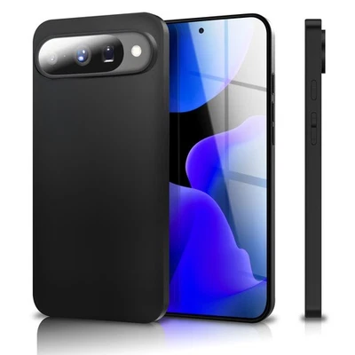 NALIA 1,28mm TPU Hülle für Google Pixel 10 – Dünn Matt Silikon Schutz Cover Schwarz