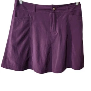LL. Bean Womens Skort Size 8 Hiking Running Plum - Picture 1 of 13