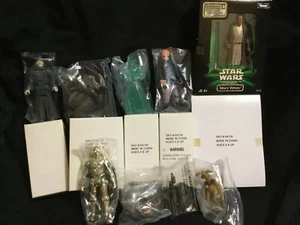 Star Wars Vintage Mail Away Lot C3PO Emperor Salacius Cantina B'monk Kenobi 3.75 - Picture 1 of 6