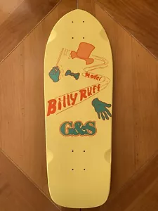Auth Ltd Ed 1 of 10 G&S Billy Ruff Invisible Magician Reissue Skateboard Deck - Picture 1 of 7