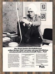 Deutsche Post - Reklame Werbeanzeige Original-Werbung 1979 (14) - Afbeelding 1 van 1