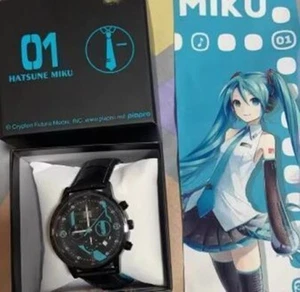 New Model Hatsune Miku Chronograph Watch Luxury unisex gifit present Collection - Picture 1 of 5