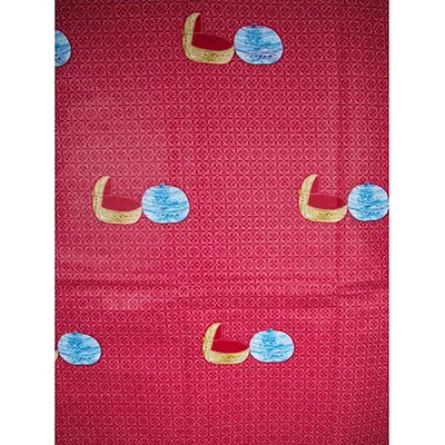 African Baskets Print Fabric 4 yards - Image 1 of 2