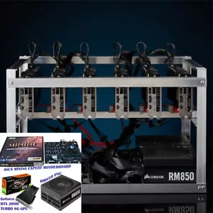 GPU Mining Rig 3x Geforce RTX 2080 Turbo 8GB MINING EXPERT from Easycrypto 1700W - Picture 1 of 4