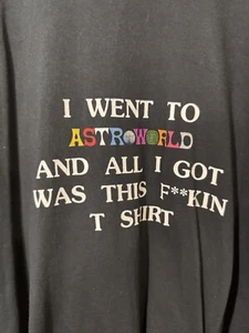 2018 OG I Went To Astroworld Shirt XXL Wish You Were Here Travis Scott - Picture 1 of 5