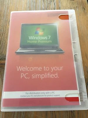 Windows 7 Home Premium, 64 bit mit Holo DVD, Englisch ,SB Ware mit MwSt Rechnung - Bild 1 von 2