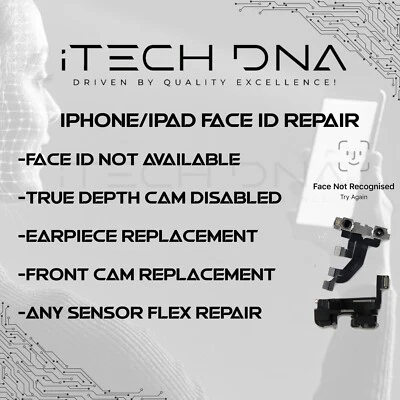 iPhone Face iD Repair Service front camera earpiece replace iPad face id - Image 1 of 4