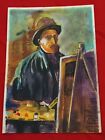Vincent Van Gogh Drawing On Paper Handmade Signed And Stamped Mixed Media