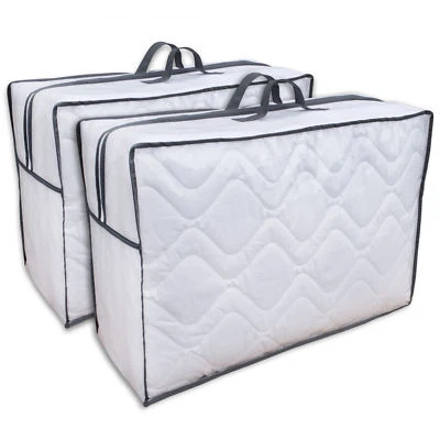 Aufbewahrungstasche 2 Stück Tragetasche für Bettdecken, Kopfkissen und Kissen - Bild 1 von 4