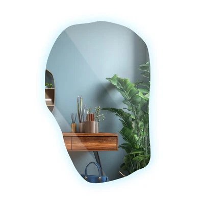 Make-up LED Dekospiegel Wandspiegel Mit Beleuchtung Badezimmer 90 cm x 58,5 cm - Bild 1 von 4