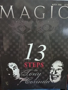 Tony Corinda 13 Steps Magic Magazine Issue March 2008 - Picture 1 of 2
