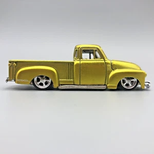 Jada 1953 53 Chevrolet Chevy Pick Up Truck Chartreuse Greenish Gold Diecast 1/64 - Picture 1 of 17