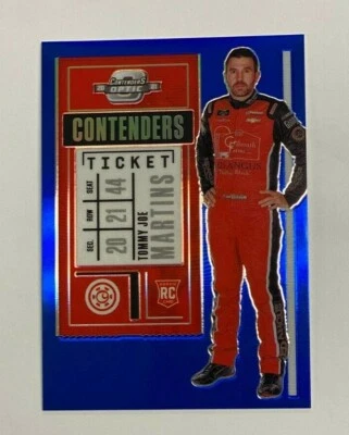 2021 Chronicles  NASCAR Racing - OPTIC CONTENDERS TOMMY JOE MARTINS RC Blue /199 - Image 1 of 2