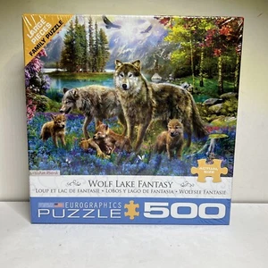 Wolf Lake Fantasy by Jan Patrik 500-Piece Eurographics Puzzle BRAND NEW SEALED - Picture 1 of 4