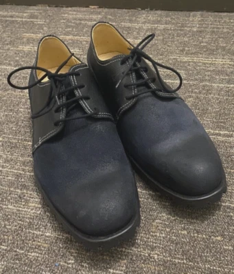 Zapato de vestir informal negro Sandro Moscoloni de cuero brasileño para hombre talla 12 D Foto 1 de 4